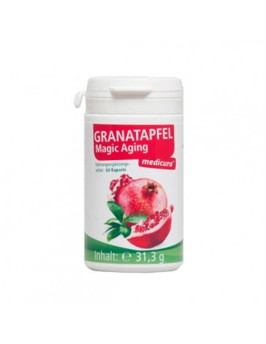 Medicura - Granaatõunakapslid vitamiinide ja kollageeniga Magic Aging 60tk 31,3g