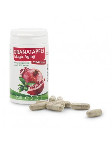 Medicura - Granaatõunakapslid vitamiinide ja kollageeniga Magic Aging 60tk 31,3g