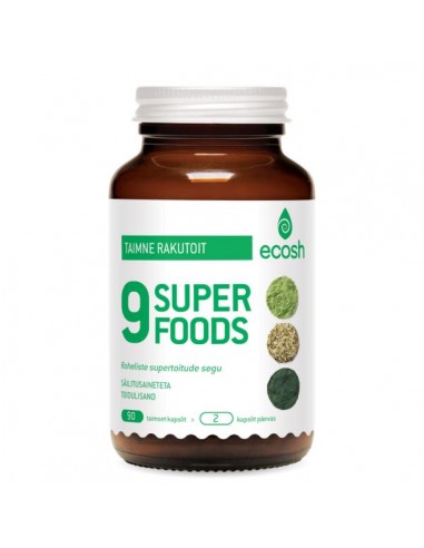 Ecosh Life - SuperGreen (roheliste supertoitude segu tervise toetamiseks) 90tk 45g