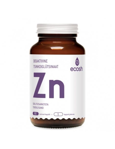 Ecosh Life - Tsink-diglütsinaat 90tk 50g