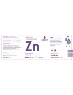 Ecosh Life - Tsink-diglütsinaat 90tk 50g 2