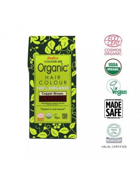 Radico - Vaskpruun looduslik juuksevärv 100g