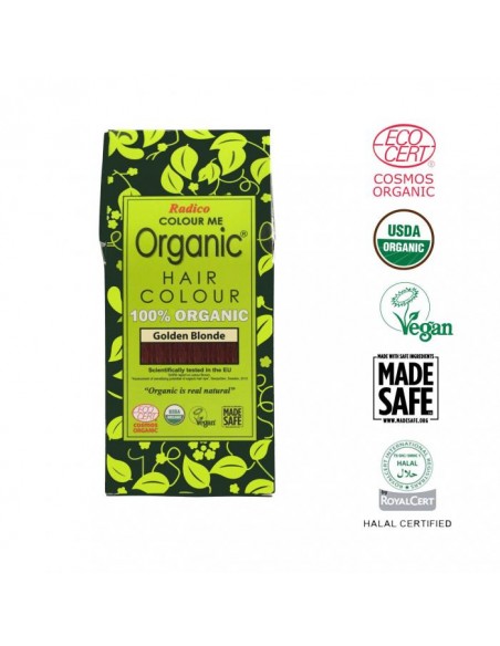 Radico - Kuldne blond looduslik juuksevärv 100g Radico - Kuldne blond looduslik juuksevärv 100g