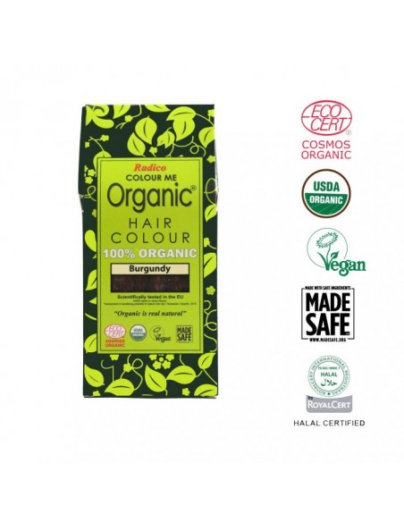 Radico - Tumepunane looduslik juuksevärv 100g