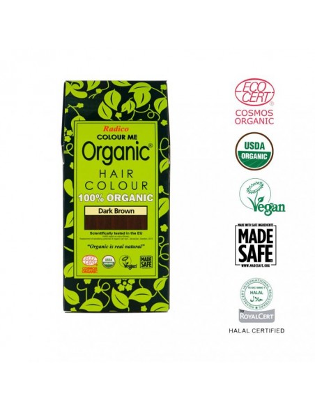 Radico - Tumepruun looduslik juuksevärv 100g