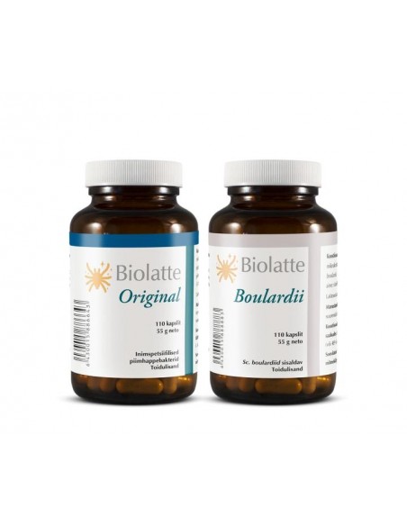 Komplekt Biolatte Boulardii ja Biolatte Original
