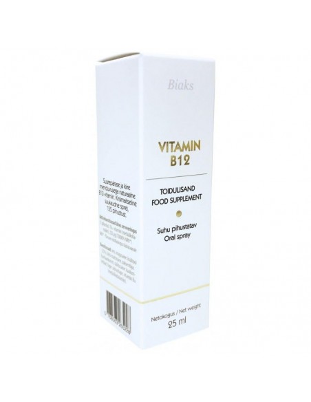Biaks - B12 vitamiin pihustatav 25ml