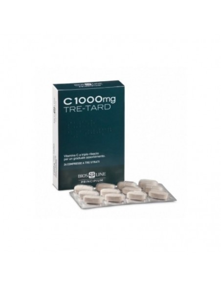 Bios Line - C-vitamiin tre-tard, 1000mg, 24 kapslit