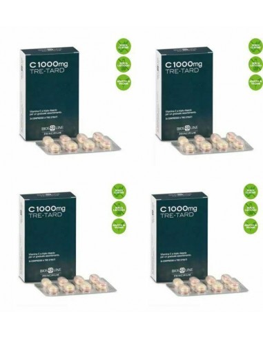 Bios Line - C-vitamiin tre-tard, 1000mg, 24 kapslit