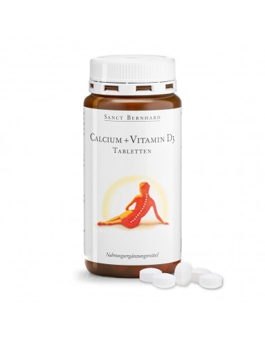 Sanct Bernhard - Kaltsiumi ja D3 vitamiini tabletid, 150tk