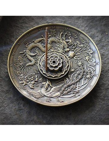 Viirukialus – Draakon, metallist, läbimõõt 10cm