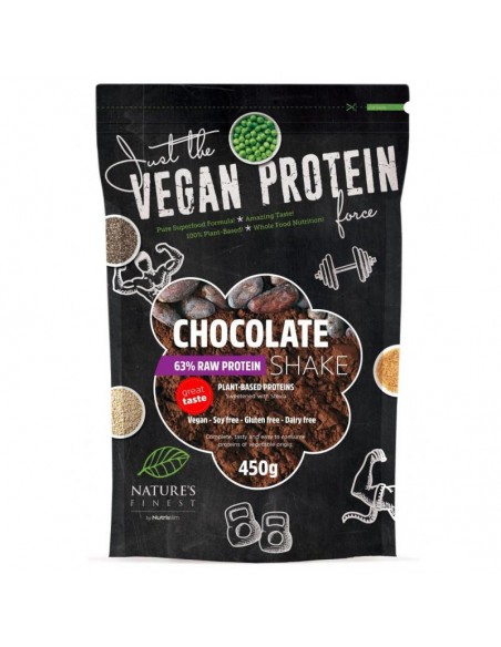 Nature’s Finest - Valgupulber šokolaadi ja steeviaga 63% 450g