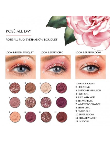 Physicians Formula - 12 värviga lauvärvikomplekt Rosé All Day Eyeshadow Bouqet