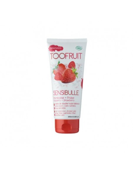Toofruit - Orgaaniline seebivaba dušigeel lastele vaarika-maasika lõhnaline, 200 ml