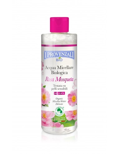 I Provenzali - Rosa Mosqueta orgaaniline mitsellaarvesi normaalsele ja kombineeritud nahale, 400ml