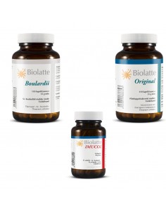 Biolatte Original, Boulardii ja Imucol komplekt – immuunsuse ja seedimise tugi