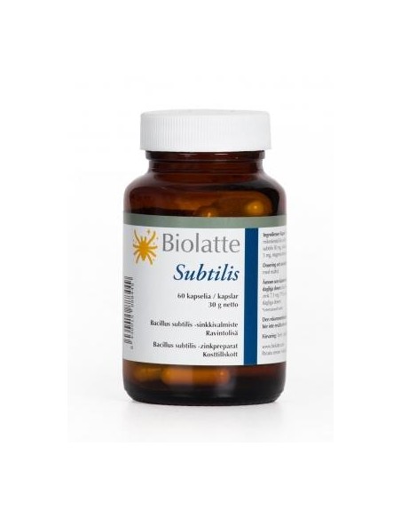 Biolatte Subtilis kapslid 60tk 30g