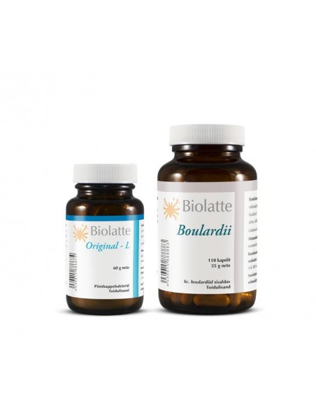 Biolatte Original-L ja Boulardii 110 komplekt