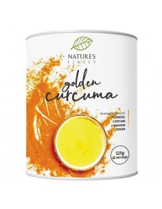 Nature’s Finest - Superjoogi pulber "Golden Curcuma", 125g
