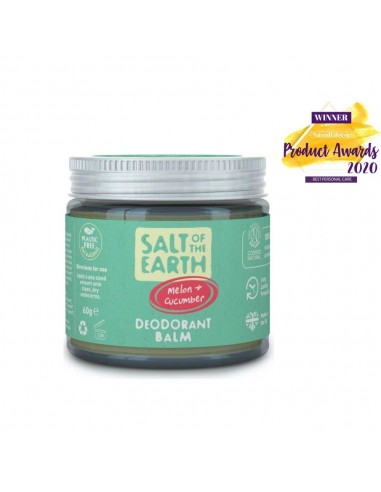 Salt of the Earth - Plastikuvaba looduslik kreemdeodorant Melon + Kurk, 60g