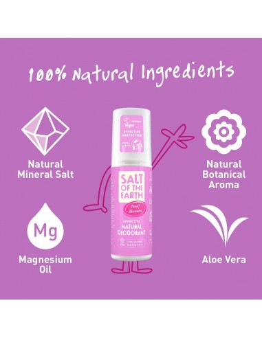 Salt of the Earth - Deodorant sprei Peony Blossom, 100ml