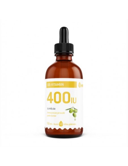 Ecosh Life - D3 vitamiin oliiviõliga 50ml