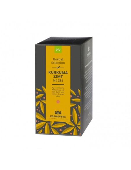 Cosmoveda - Kurkumi-kaneeli tee, 25x1.8g