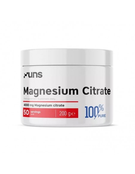 Uns - Magneesiumtsitraadi anhüdraat (4000mg), 200g