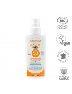 Alphanova Sun - Orgaaniline lõhnatu SPF50 mineraalne veekindel päikesekreem beebidele alates 0+ eluaastat, 125ml