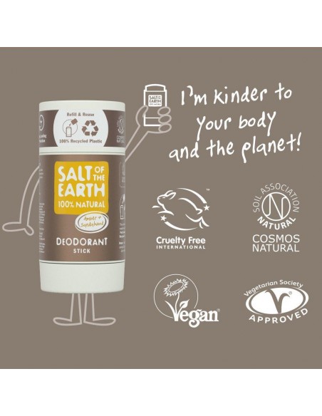 Salt of the Earth - Merevaigu-ja sandlipuulõhnaline pulkdeodorant 84g