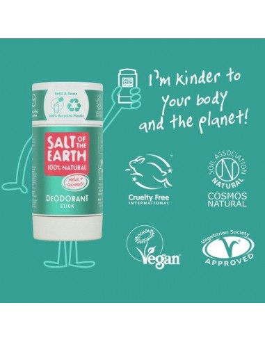 Salt of the Earth - Meloni-ja kurgilõhnaline pulkdeodorant 84g
