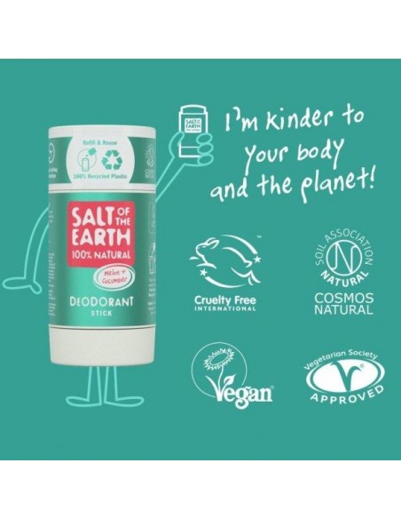 Salt of the Earth - Meloni-ja kurgilõhnaline pulkdeodorant 84g
