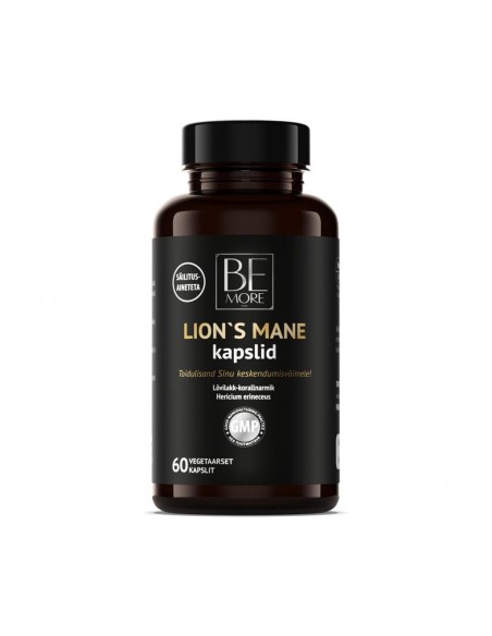 Be More - Lion's Mane seeneekstrakt 60 kapslit
