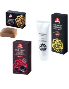 Dr. OHHIRA® Kampuku iluseep, Magoroku nahahooldusõli ja DELUXE 5-aastane retsept 12 sordi hapendatud piimhappebakteritega 60tk