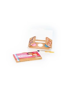 Namaki - Looduslikest koostisainetest roosa, türkiisi ja valge värviga näomaalingu komplekt: printsess ja ükssarvik, 7.5g 2