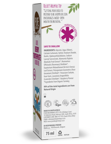 Pure Beginnings - Marjane hambapasta ksülitooliga 75 ml