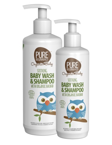 Pure Beginnings - Rahustav šampoon ja kehapesuvahend beebidele 200ml