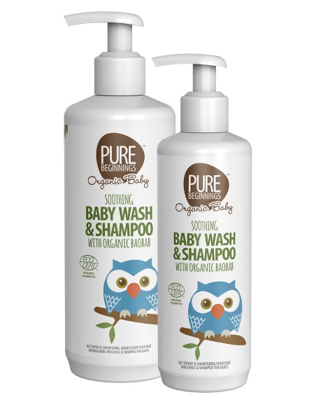 Pure Beginnings - Rahustav šampoon ja kehapesuvahend beebidele 200ml