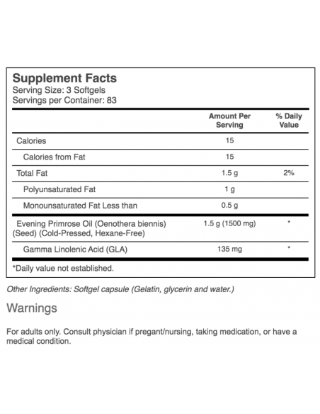 NOW Foods - Kuningakepiõli kapslid 500mg, 250 kapslit