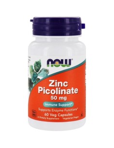 NOW Foods - Tsinkpikolinaat 50mg, 60 kapslit