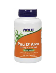 NOW Foods - Sipelgapuu koor (Pau D'Arco) 500mg, 100 kapslit