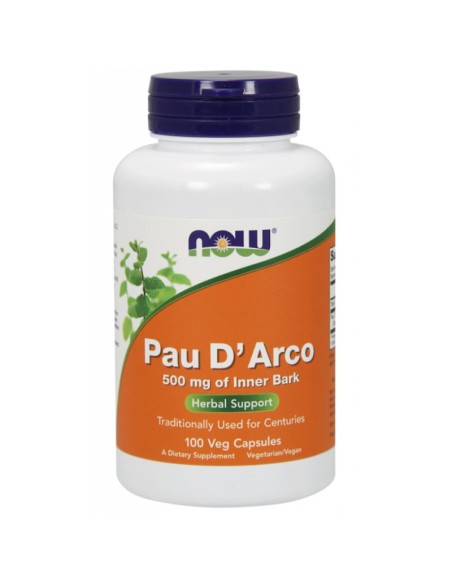 NOW Foods - Sipelgapuu koor (Pau D'Arco) 500mg, 100 kapslit
