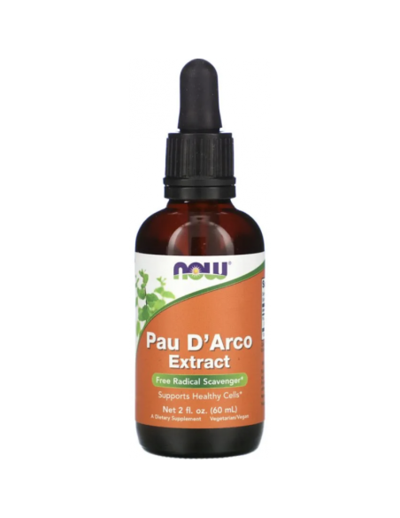 NOW Foods - Sipelgapuu koore ehk Pau D´Arco ekstrakt, 60ml