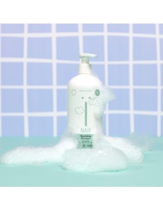 NAÏF - Niisutav pisaravaba šampoon puuvillaseemne ekstraktiga, taastäidetav pumbaga 500ml 2