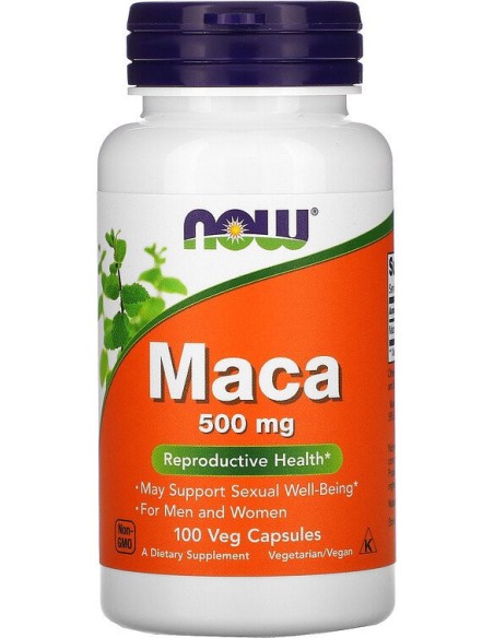 NOW Foods - Maca 500mg, 100 kapslit