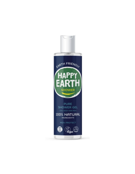 Happy Earth - 100% looduslik 3in1 hooldav dušigeel meestele, 300ml