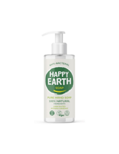 Happy Earth - 100% looduslik lõhnatu antibakteriaalne seep, 300ml