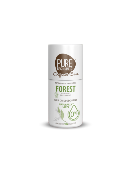 Pure Beginnings - Looduslik värskendava mündilõhnaga Forest deodorant roll-on, 75 ml