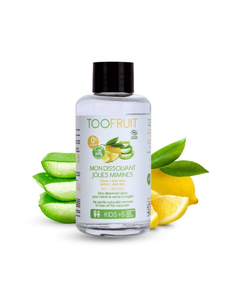 Toofruit - 99% looduslik atsetoonivaba küünelaki eemaldaja lastele, 100 ml