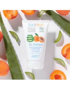Toofruit - Orgaaniline hooldav ja värskendav päevitusjärgne geel lastele aloe vera ja aprikoosiõliga, 150 ml 2